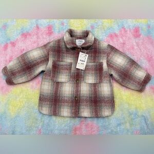 Zara Multicolor Plaid Jacket